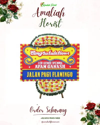 Bunga Papan Congratulation di Tidung